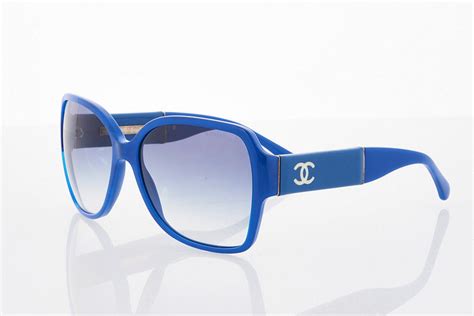 chanel cobalt blue sunglasses|Round Blue Light Glasses Metal & Glass Pearls Light Gold.